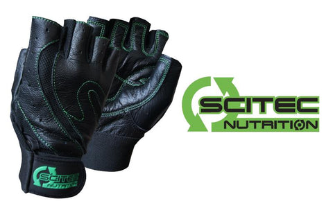 Scitec Nutrition Training Gloves Green Style