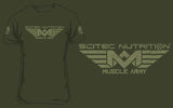 T-Shirt Muscle Army Woodland