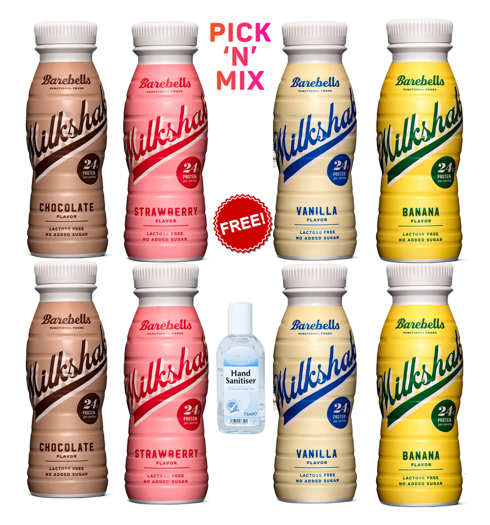 Pick&Mix Barebells Protein Milkshake Mixed Selection Bundle Pack 8 x 3 ...