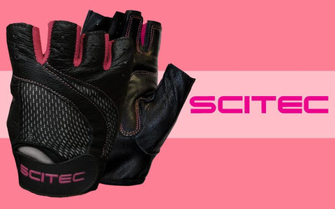 Scitec Nutrition Training Gloves Pink Style