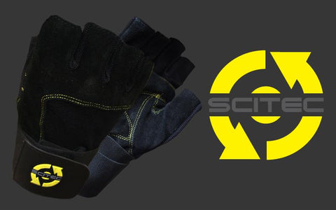 Scitec Nutrition Training Gloves Yellow Style